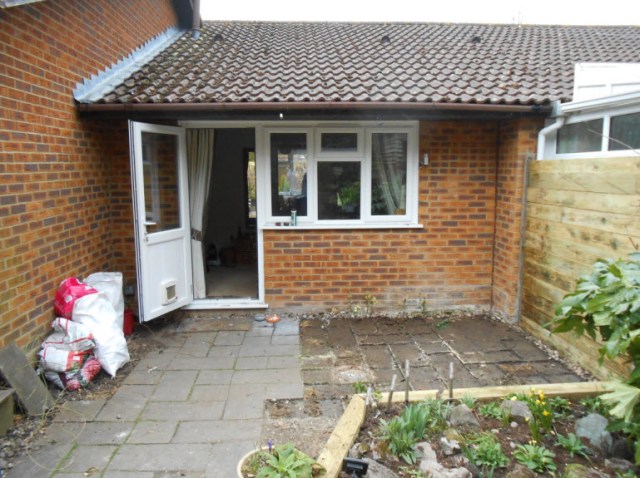 Well, Id taken up the rest of the patio, but this is roughly what it looked like