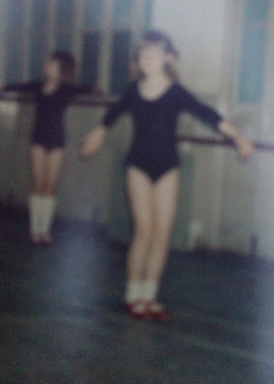 The black leotard, aged six