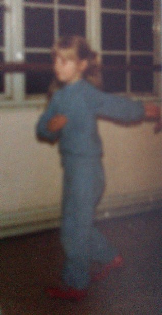 The sensible tracksuit, aged five.