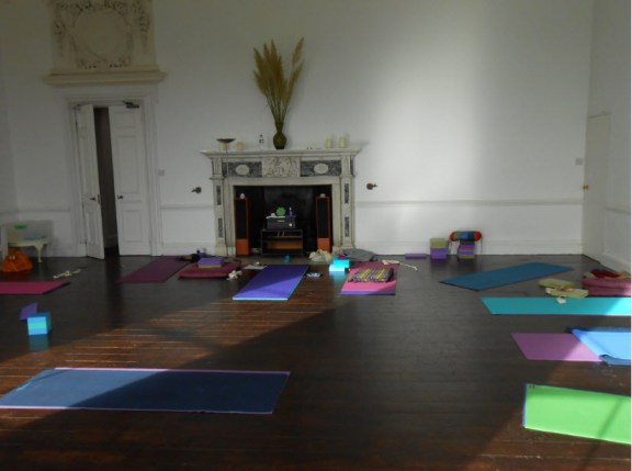 Our yoga room was the old master bedroom
