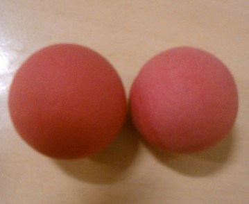 the pair of balls