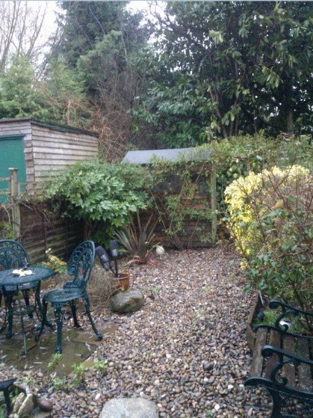 7th January 2014: Hail storm! (Only you can't see the hail). The last few weeks have seen silly amounts of water. You can only drive one way out of Bumpkinsville at the moment as the other road has been flooded since Christmas Eve. The next town down has seen people evacuated when their houses flooded so I am very lucky, although the stream that runs behind my shed does sound like a river at the moment. It's just as well I can't see it!