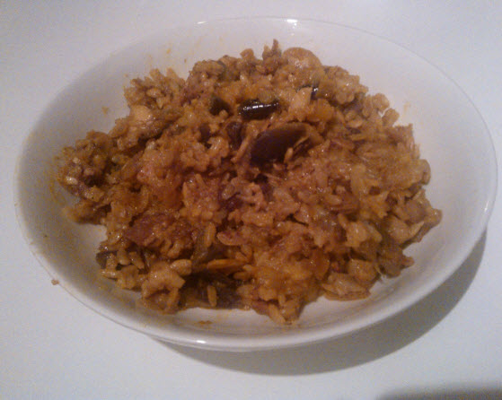24th January 2014: Slow cooked pilaf. I have no idea why I took a photo, but despite what it looks like, it tasted rather good.