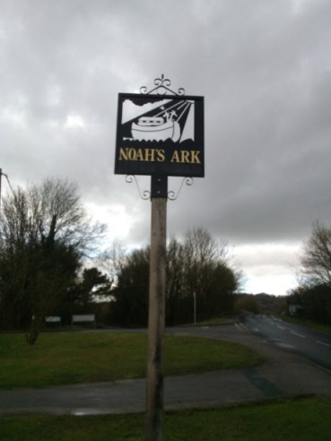 13th February 2014:  With all the water in the UK over the past few months, this is possibly the most aptly named village.