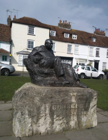 8th March 2014: Winston Churchill on a day out with my Mum