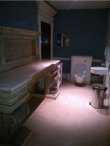 11th March 2014:  The MOST ostentatious toilet I have ever seen (also Harley Street)