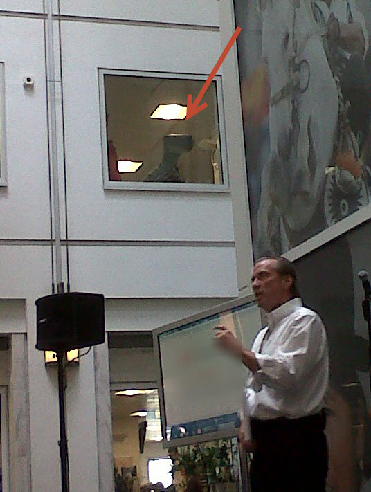 Not very clear as I had to take it without anyone noticing!