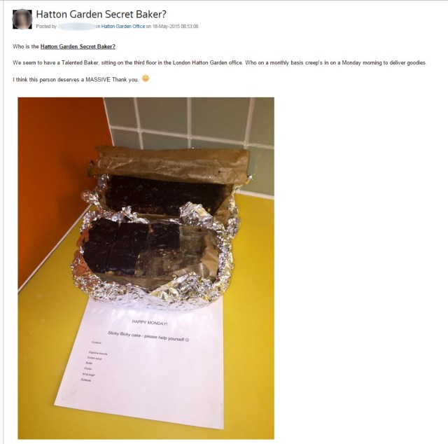 secret baker