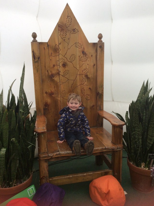 So much excitement, a sit down was needed...