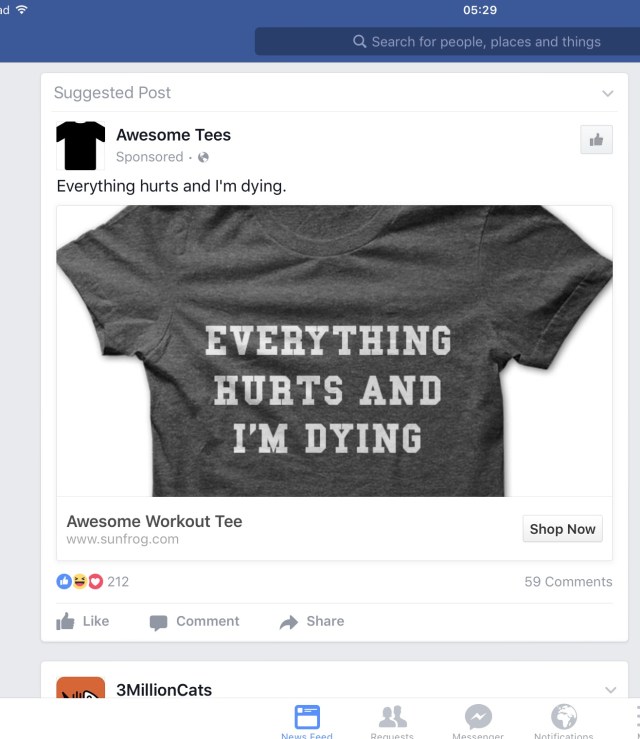 Today you hate running. Buy this so you can tell everyone...