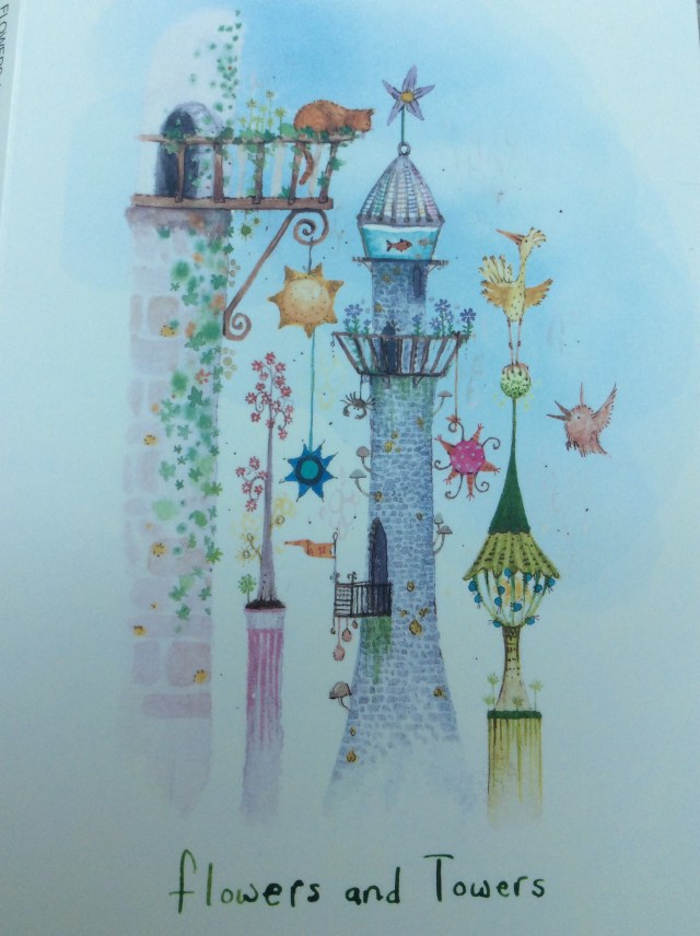 I LOVE the picture on this card and the idea that it is Pog Towers