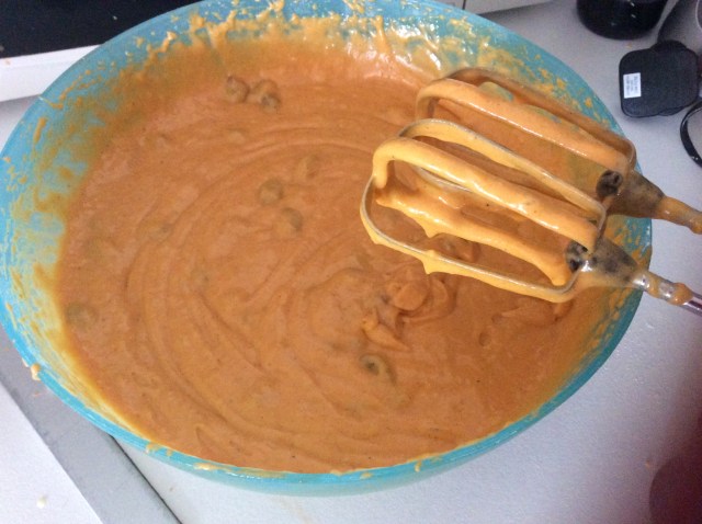 It looks a bit orange before cooking...